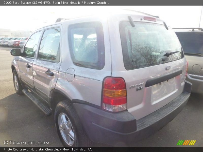 Satin Silver Metallic / Medium Graphite 2002 Ford Escape XLS V6 4WD