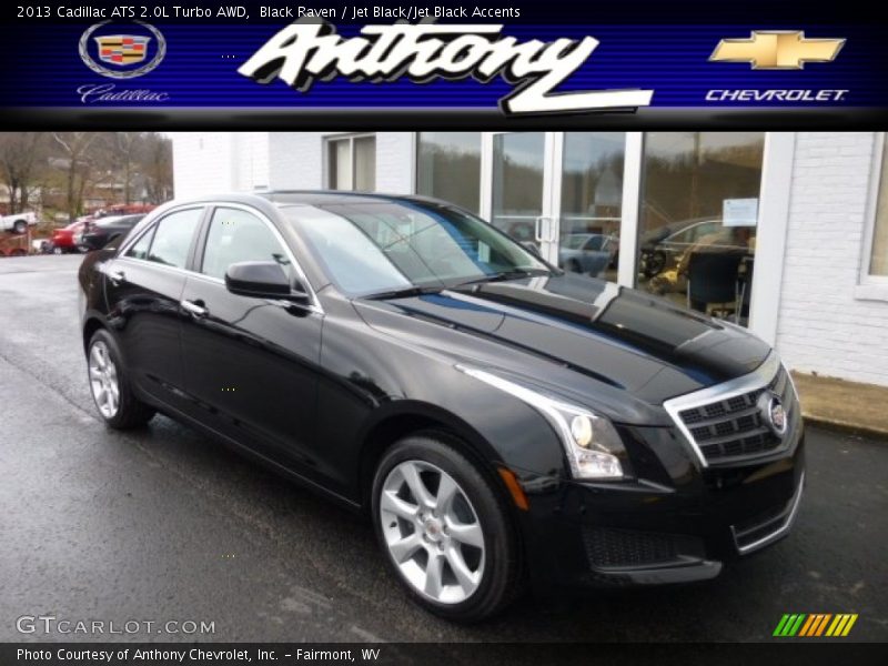 Black Raven / Jet Black/Jet Black Accents 2013 Cadillac ATS 2.0L Turbo AWD