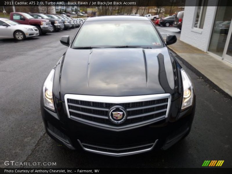 Black Raven / Jet Black/Jet Black Accents 2013 Cadillac ATS 2.0L Turbo AWD