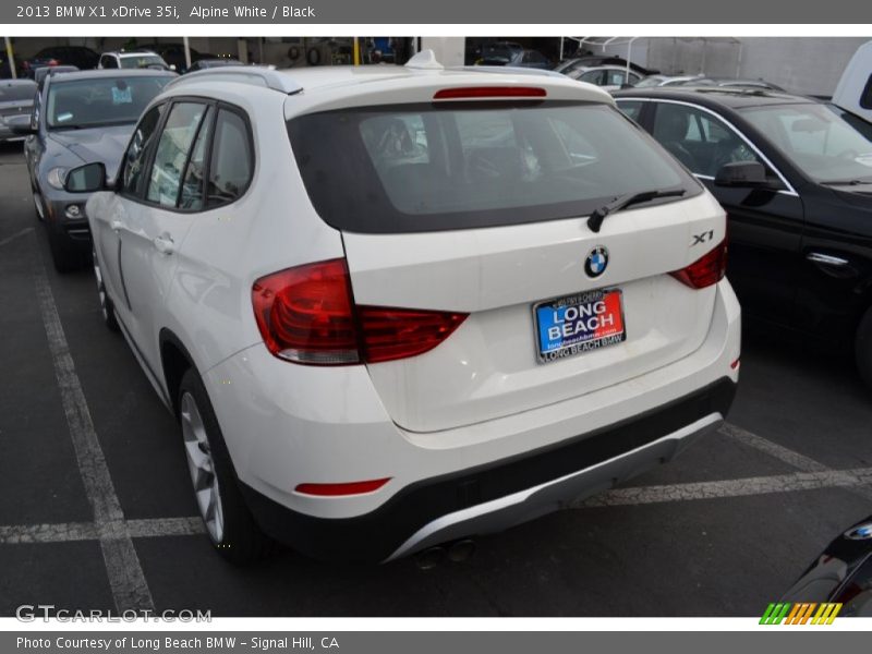 Alpine White / Black 2013 BMW X1 xDrive 35i