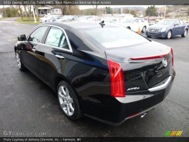 Black Raven / Jet Black/Jet Black Accents 2013 Cadillac ATS 2.0L Turbo AWD