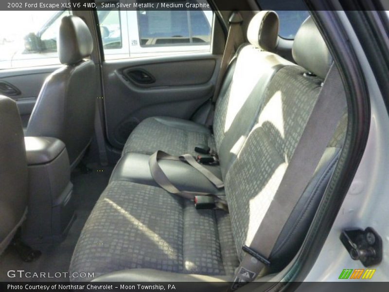 Satin Silver Metallic / Medium Graphite 2002 Ford Escape XLS V6 4WD
