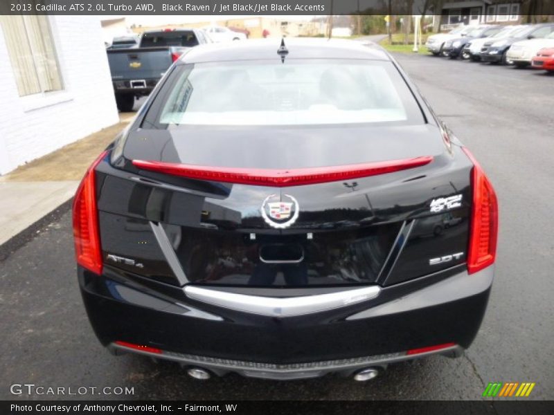 Black Raven / Jet Black/Jet Black Accents 2013 Cadillac ATS 2.0L Turbo AWD