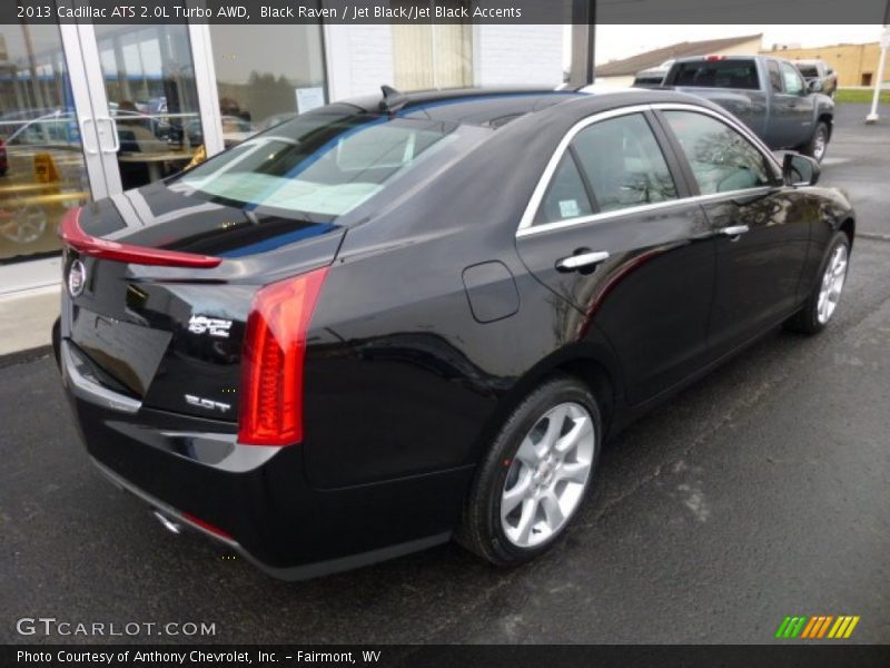 Black Raven / Jet Black/Jet Black Accents 2013 Cadillac ATS 2.0L Turbo AWD
