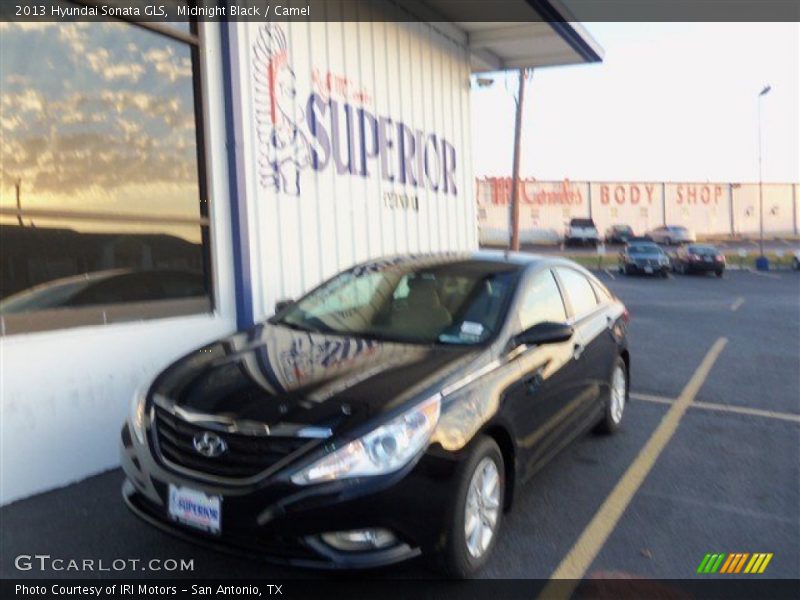 Midnight Black / Camel 2013 Hyundai Sonata GLS