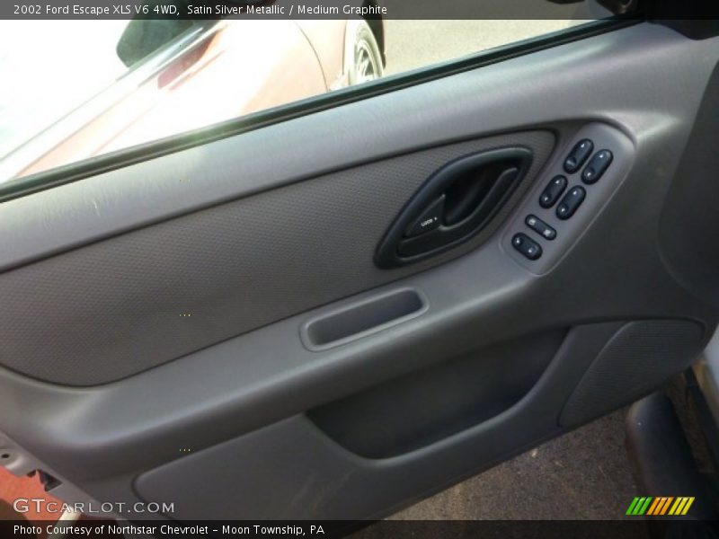 Satin Silver Metallic / Medium Graphite 2002 Ford Escape XLS V6 4WD