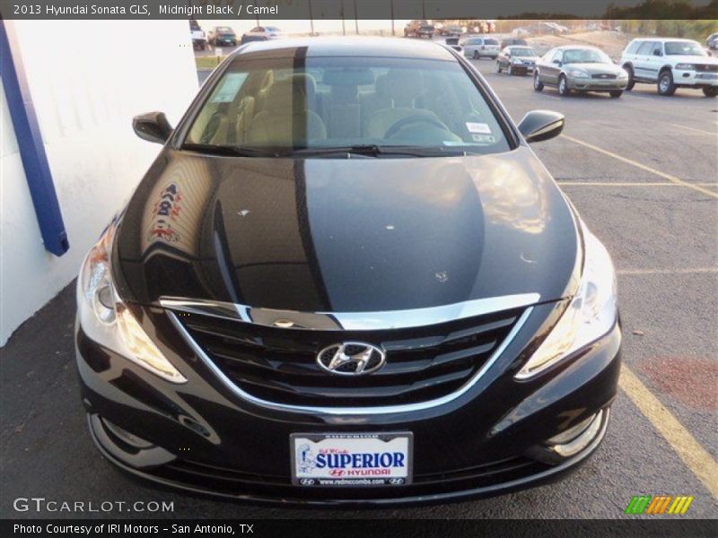 Midnight Black / Camel 2013 Hyundai Sonata GLS