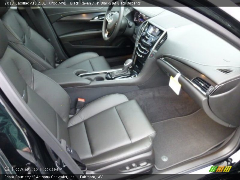 Black Raven / Jet Black/Jet Black Accents 2013 Cadillac ATS 2.0L Turbo AWD