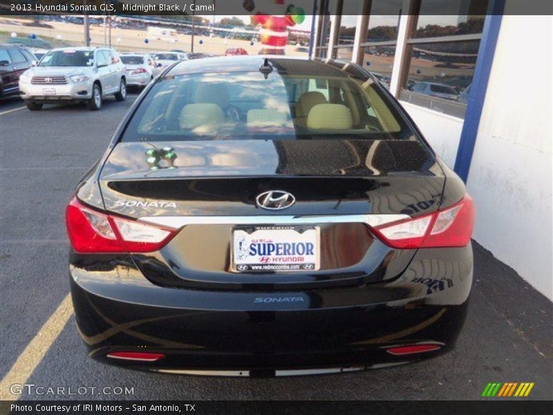 Midnight Black / Camel 2013 Hyundai Sonata GLS