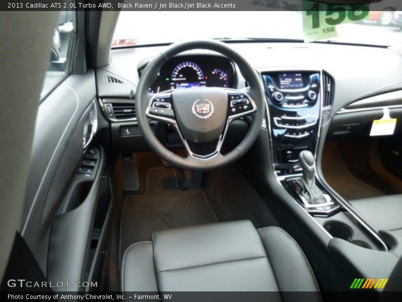 Black Raven / Jet Black/Jet Black Accents 2013 Cadillac ATS 2.0L Turbo AWD