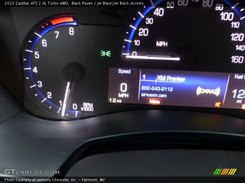 Black Raven / Jet Black/Jet Black Accents 2013 Cadillac ATS 2.0L Turbo AWD