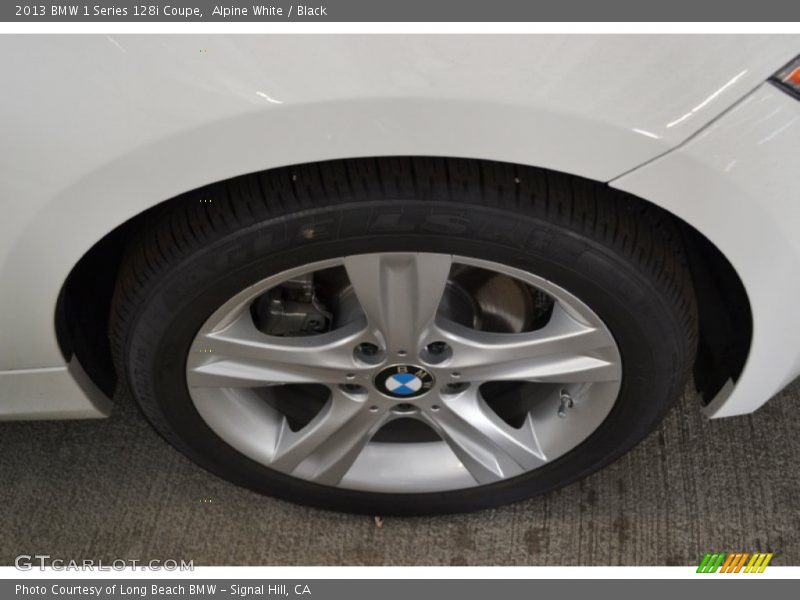 Alpine White / Black 2013 BMW 1 Series 128i Coupe