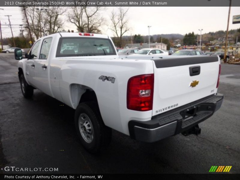  2013 Silverado 2500HD Work Truck Crew Cab 4x4 Summit White