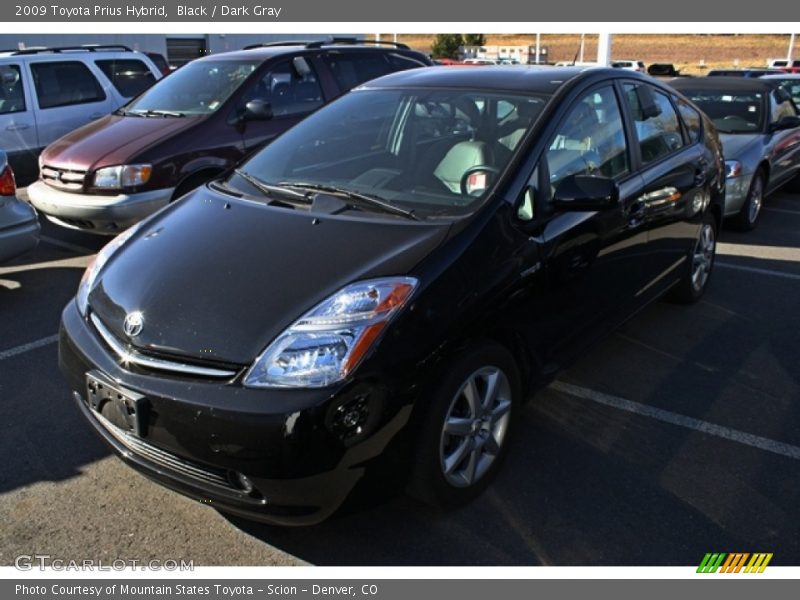 Black / Dark Gray 2009 Toyota Prius Hybrid