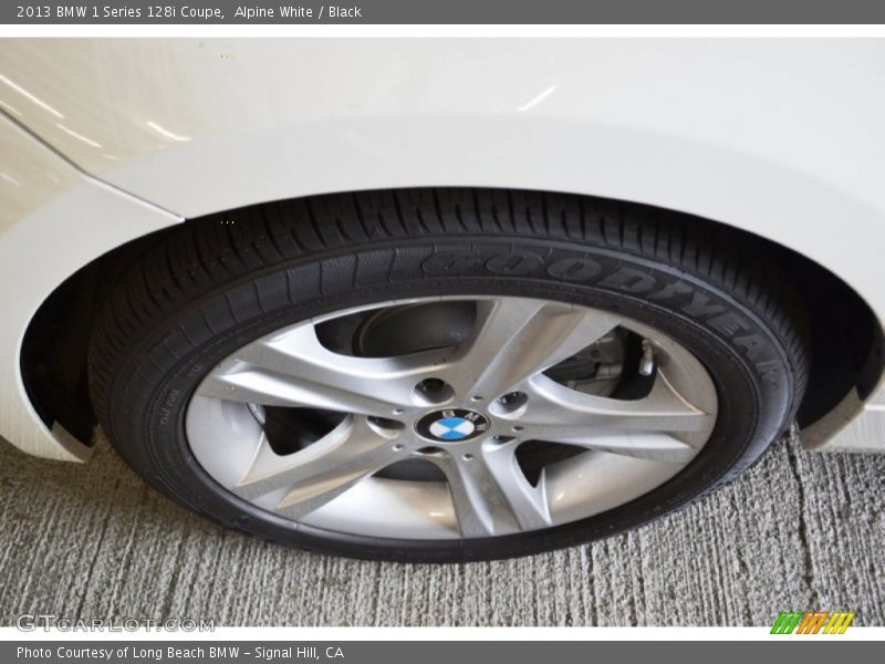 Alpine White / Black 2013 BMW 1 Series 128i Coupe