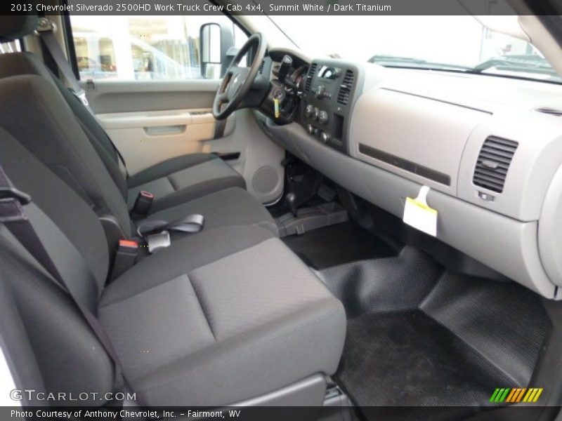  2013 Silverado 2500HD Work Truck Crew Cab 4x4 Dark Titanium Interior