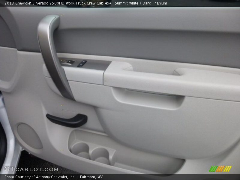 Summit White / Dark Titanium 2013 Chevrolet Silverado 2500HD Work Truck Crew Cab 4x4