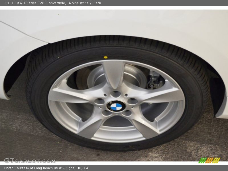 Alpine White / Black 2013 BMW 1 Series 128i Convertible