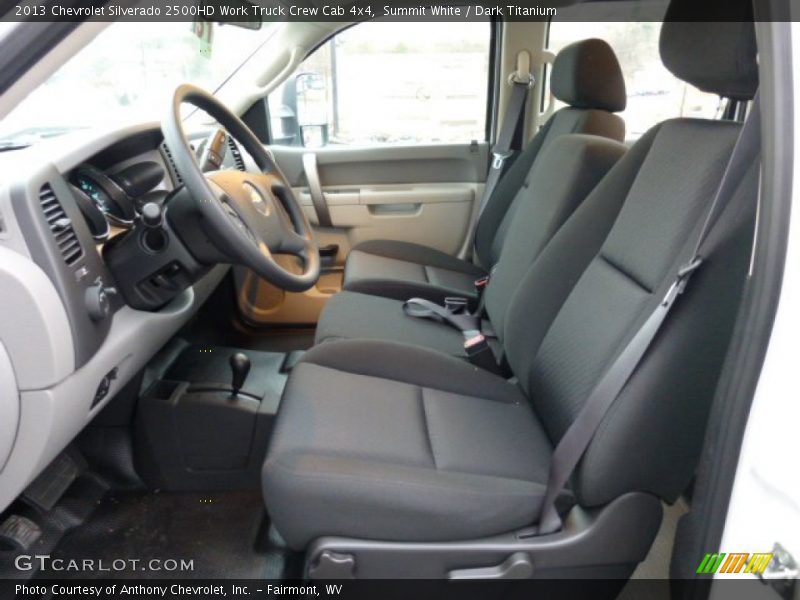 Front Seat of 2013 Silverado 2500HD Work Truck Crew Cab 4x4