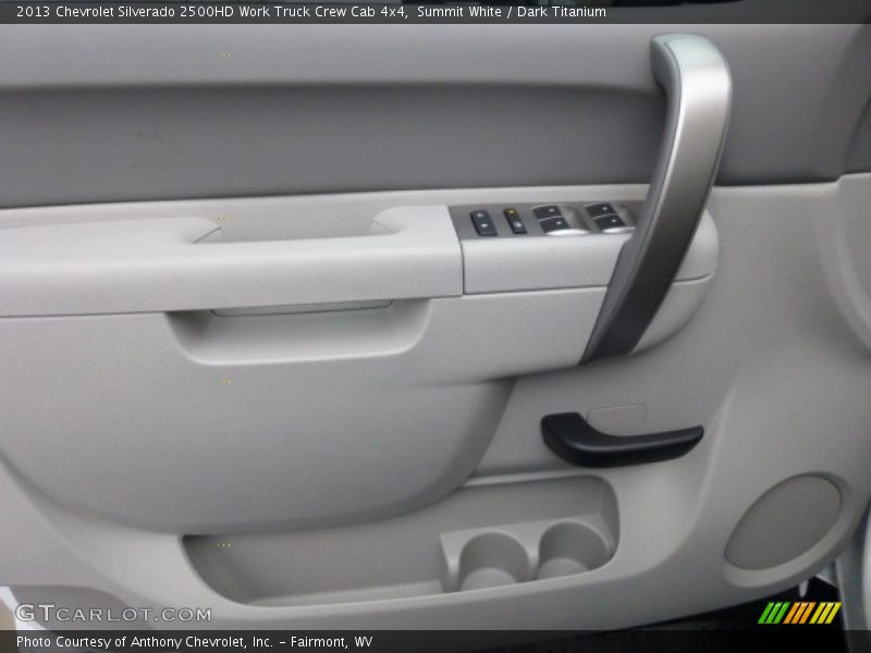Summit White / Dark Titanium 2013 Chevrolet Silverado 2500HD Work Truck Crew Cab 4x4