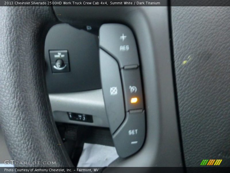 Summit White / Dark Titanium 2013 Chevrolet Silverado 2500HD Work Truck Crew Cab 4x4