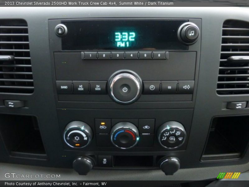 Controls of 2013 Silverado 2500HD Work Truck Crew Cab 4x4