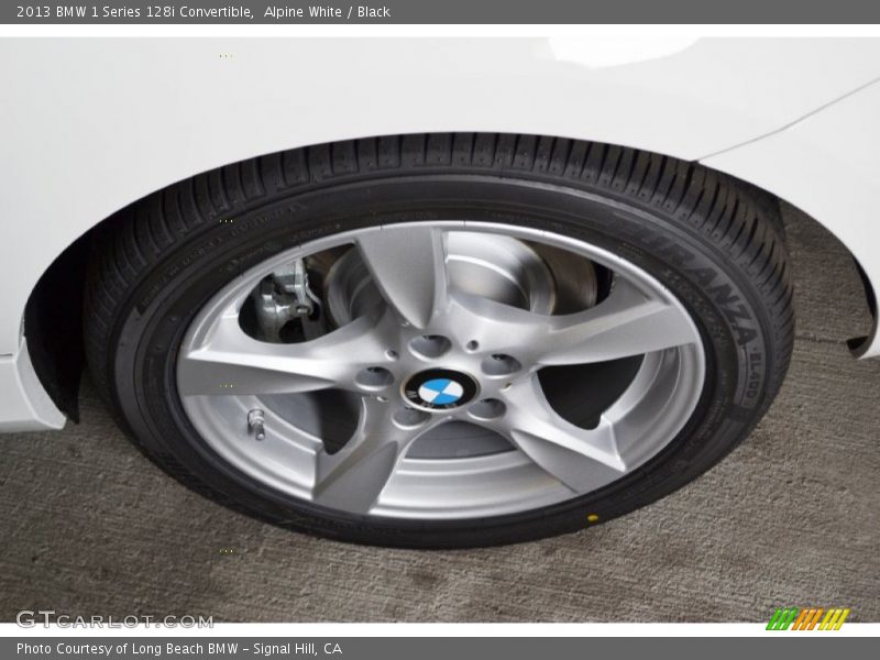 Alpine White / Black 2013 BMW 1 Series 128i Convertible