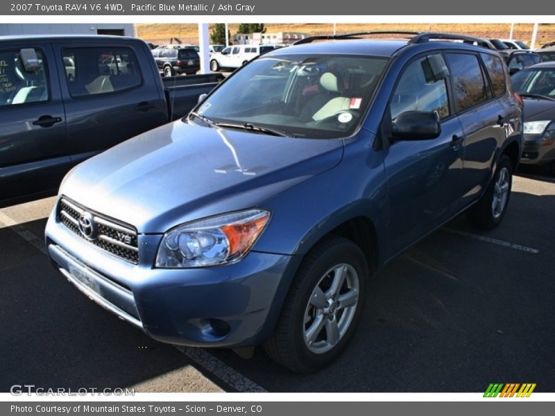 Pacific Blue Metallic / Ash Gray 2007 Toyota RAV4 V6 4WD