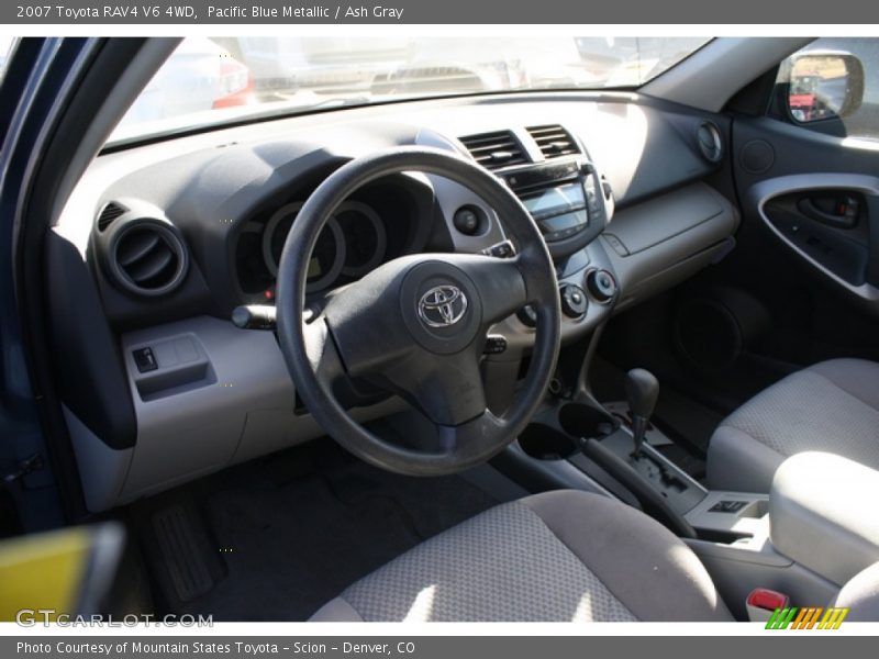 Pacific Blue Metallic / Ash Gray 2007 Toyota RAV4 V6 4WD