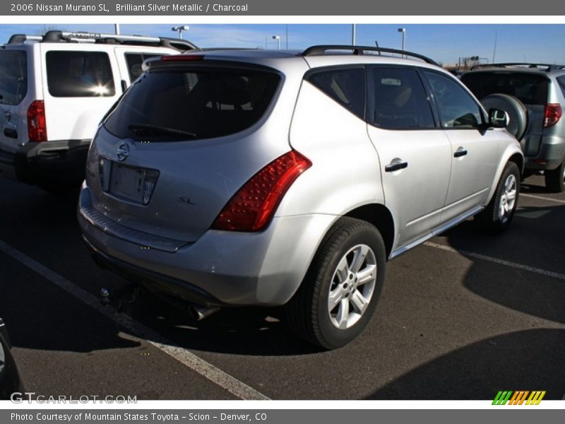 Brilliant Silver Metallic / Charcoal 2006 Nissan Murano SL