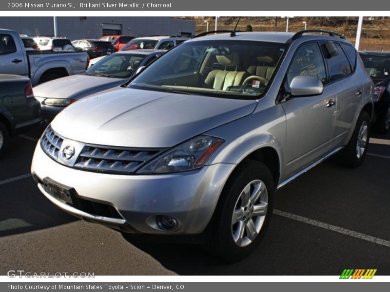 Brilliant Silver Metallic / Charcoal 2006 Nissan Murano SL