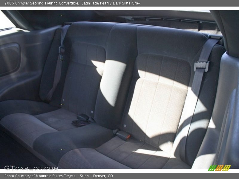 Satin Jade Pearl / Dark Slate Gray 2006 Chrysler Sebring Touring Convertible