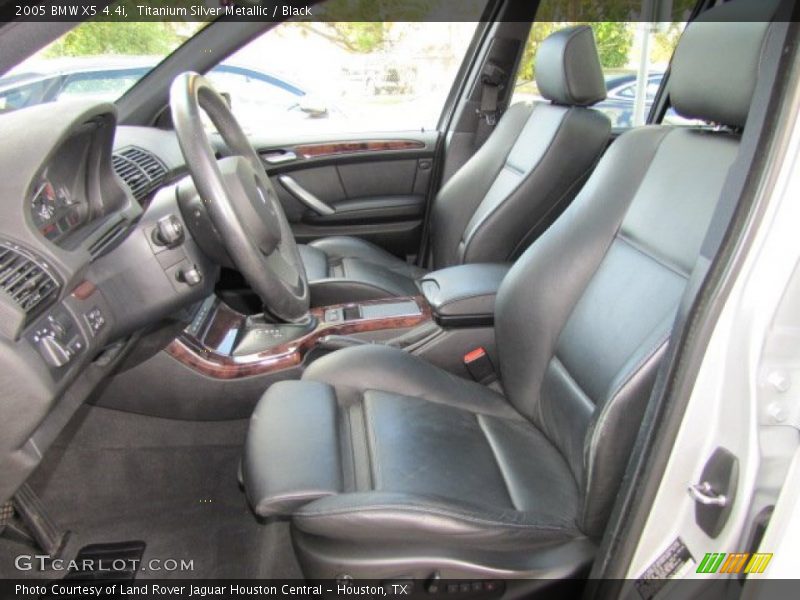 Titanium Silver Metallic / Black 2005 BMW X5 4.4i