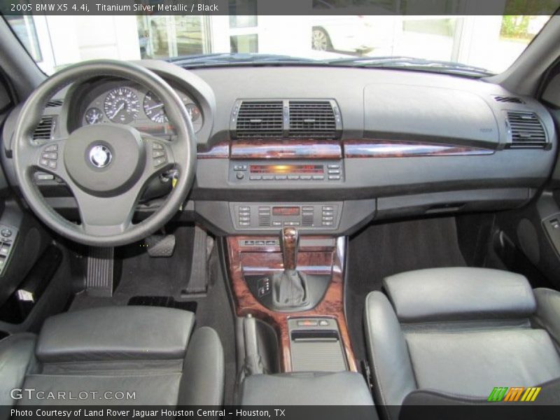 Titanium Silver Metallic / Black 2005 BMW X5 4.4i
