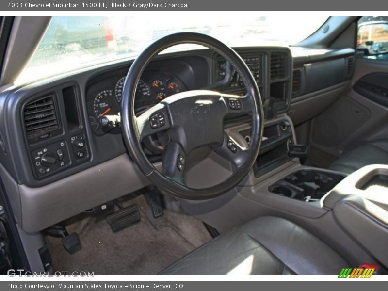Black / Gray/Dark Charcoal 2003 Chevrolet Suburban 1500 LT