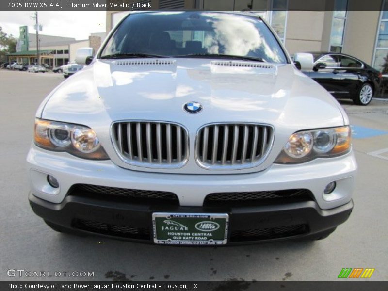Titanium Silver Metallic / Black 2005 BMW X5 4.4i