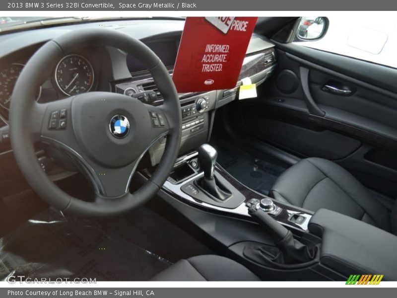 Space Gray Metallic / Black 2013 BMW 3 Series 328i Convertible