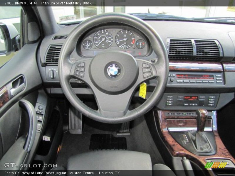Titanium Silver Metallic / Black 2005 BMW X5 4.4i