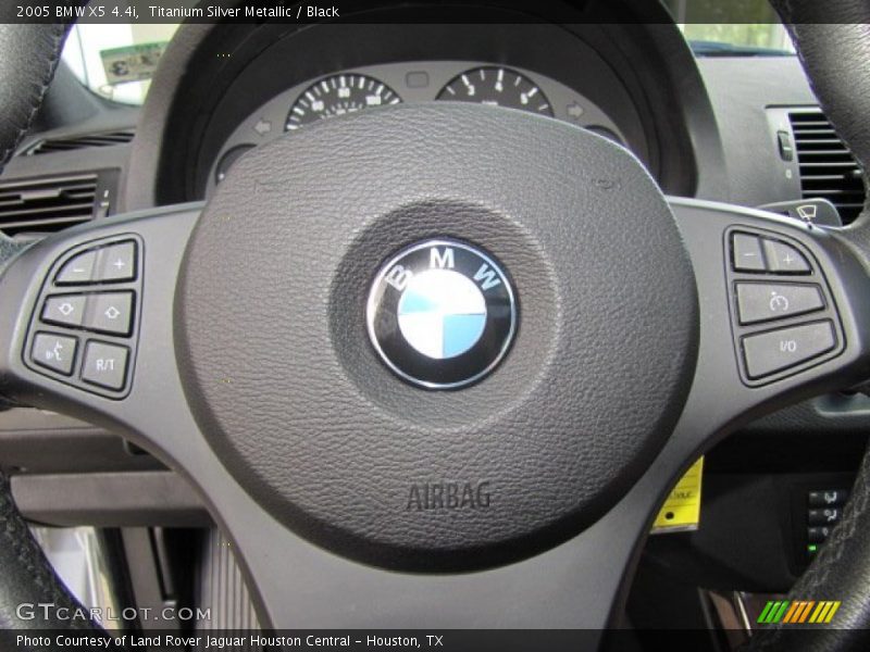 Titanium Silver Metallic / Black 2005 BMW X5 4.4i