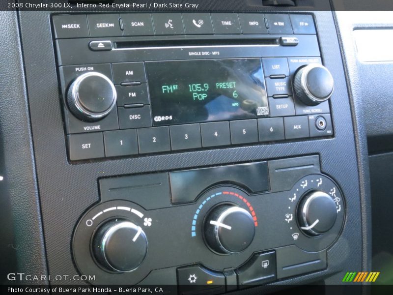 Controls of 2008 300 LX