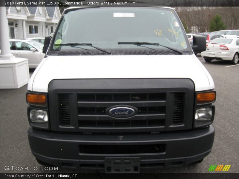 Oxford White / Medium Flint 2010 Ford E Series Van E350 XL Commericial