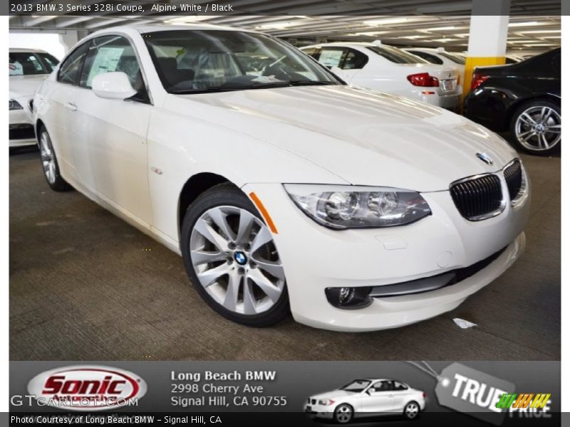 Alpine White / Black 2013 BMW 3 Series 328i Coupe