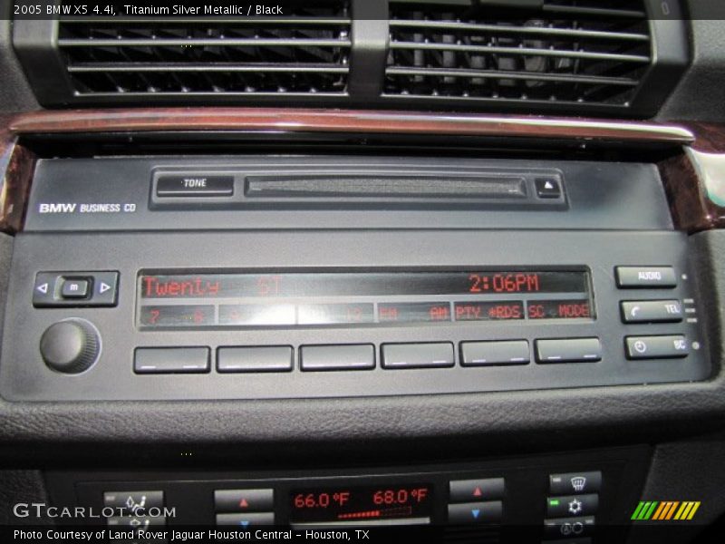 Titanium Silver Metallic / Black 2005 BMW X5 4.4i