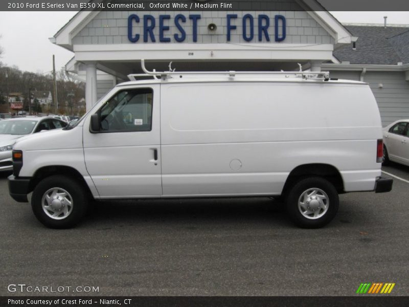 Oxford White / Medium Flint 2010 Ford E Series Van E350 XL Commericial