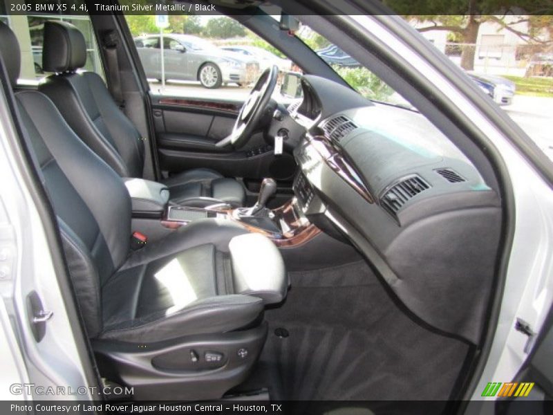 Titanium Silver Metallic / Black 2005 BMW X5 4.4i