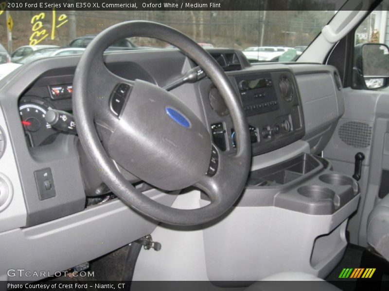 Dashboard of 2010 E Series Van E350 XL Commericial