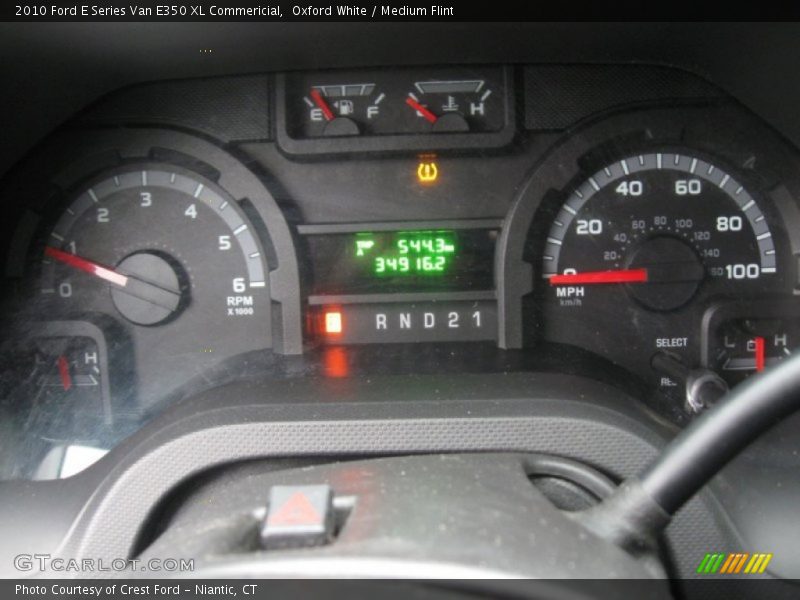  2010 E Series Van E350 XL Commericial E350 XL Commericial Gauges