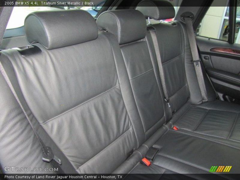Titanium Silver Metallic / Black 2005 BMW X5 4.4i