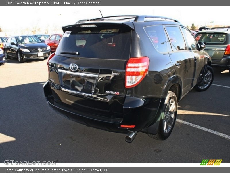 Black / Dark Charcoal 2009 Toyota RAV4 Sport V6 4WD