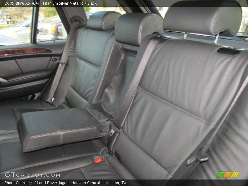 Titanium Silver Metallic / Black 2005 BMW X5 4.4i